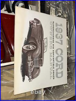 AMT 1937 Cord Supercharged 812 Convertible Coupe 1/12 Scale New(Read)