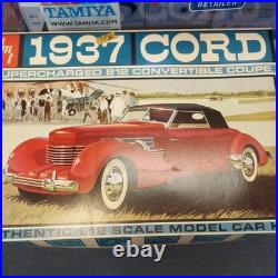 AMT 1937 Cord Supercharged 812 Convertible Coupe 1/12 new open box unassembled