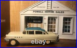 AMT 1955 BUICK ROADMASTER 4 DR SEDAN BLUE/CREAM PROMO 1/25 Scale ORIGINAL BOX