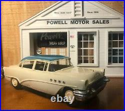 AMT 1955 BUICK ROADMASTER 4 DR SEDAN BLUE/CREAM PROMO 1/25 Scale ORIGINAL BOX