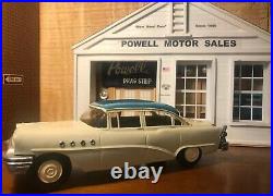 AMT 1955 BUICK ROADMASTER 4 DR SEDAN BLUE/CREAM PROMO 1/25 Scale ORIGINAL BOX