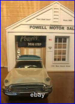 AMT 1955 BUICK ROADMASTER 4 DR SEDAN BLUE/CREAM PROMO 1/25 Scale ORIGINAL BOX