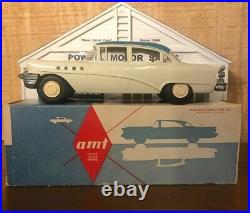 AMT 1955 BUICK ROADMASTER 4 DR SEDAN BLUE/CREAM PROMO 1/25 Scale ORIGINAL BOX