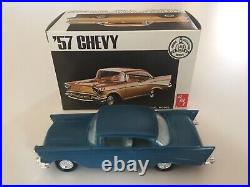 AMT 1957 CHEVY 1/43 SCALE HOBBY KIT Dark Blue with Blue Interior CHEVROLET