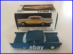 AMT 1957 CHEVY 1/43 SCALE HOBBY KIT Dark Blue with Blue Interior CHEVROLET