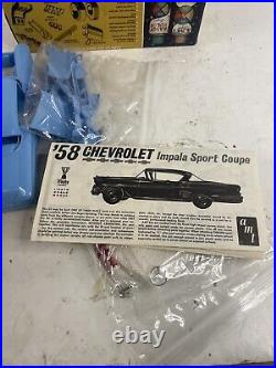 AMT 1958 58 Chevy Chevrolet Impala Model Car Kit 1/25 Vintage 2758 200
