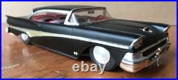 AMT 1958 Ford Hardtop Kit Annual Orig Issue Custom Built Chopped Flat Black 58