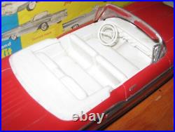 AMT 1958 Pontiac Bonneville Convertible 125 Scale Kit 6PK Nice Built in Box 58