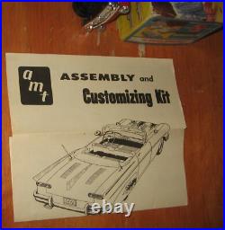AMT 1958 Pontiac Bonneville Convertible 125 Scale Kit 6PK Nice Built in Box 58