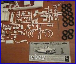 AMT 1959 Chevy El Camino Shaker Drag Late-'60s Art Box Kit # 2359 Unbuilt 59
