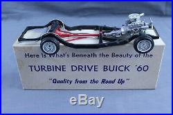 AMT 1960 BUICK TURBINE DRIVE 60 DEALER PROMO CHASSIS MODEL With BOX
