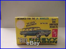 AMT 1960 Chevy Wagon-4 Door Nomad JR Trophy Series 1/25 Scale Kit-Model Car