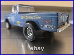 AMT 1960 FORD F100 Gasser Built Model Blown V8 Original Drag 3n1 Kit OG Patina