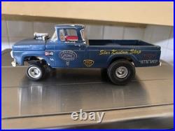 AMT 1960 FORD F100 Gasser Built Model Blown V8 Original Drag 3n1 Kit OG Patina