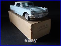 AMT 1960 Ford Thunderbird Dealer Promo Friction Car Plastic Model & Box