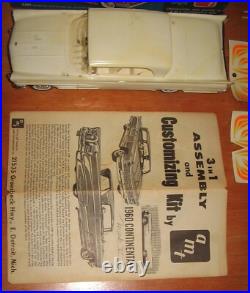 AMT 1960 Lincoln Continental Hardtop Kit # 4460 Annual 3-in-1 Built in Box 60