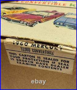 AMT 1960 Mercury #33360 SUPER RARE AMAZING CONDITION! Vintage 1/25 Model Car Kit