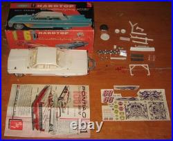 AMT 1961 Pontiac Bonneville Hardtop Kit #K-621 Annual Built Survivor in Box 61