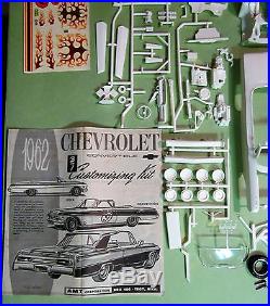 AMT 1962 Chevrolet Impala Convertible Kit # K712 Chevy Customizing Unbuilt 62