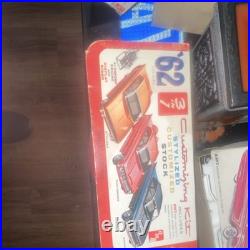 AMT 1962 Comet 2 Door Model Kit Chrome Engine with Display Stand SEALED