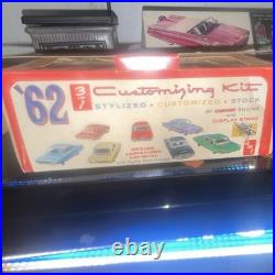 AMT 1962 Comet 2 Door Model Kit Chrome Engine with Display Stand SEALED