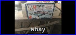 AMT 1962 F-100 Ford Pickup Truck 3 in 1 Model Kit with Traler untouched