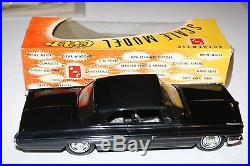 AMT 1962 Pontiac Bonneville HT Promo Car Black Mint in Box
