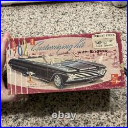 AMT 1962 Pontiac Tempest Lemans Convertible Kit # K6012 Customizing Unbuilt 62