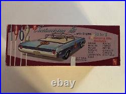 AMT 1962 Thunderbird Convertible 3 in 1 Customizing Kit Open Box Ford T-Bird