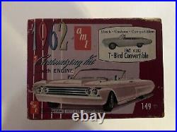 AMT 1962 Thunderbird Convertible 3 in 1 Customizing Kit Open Box Ford T-Bird