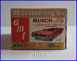 AMT 1963 3 in 1 Buick 225 Electra Convertible Hardtop Stock Car Kit 06-513-149