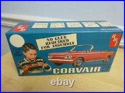 AMT 1963 CORVAIR CONVERTIBLE 1/25 model car kit 4710-100 SUPER RARE NEW (BLUE)