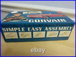 AMT 1963 CORVAIR CONVERTIBLE 1/25 model car kit 4710-100 SUPER RARE NEW (BLUE)