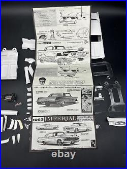 AMT 1963 Chrysler Imperial HARDTOP 3 In 1 Model Kit 6823-149 1/25 STARTED Read