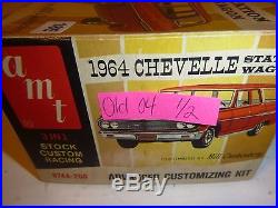 AMT 1964 CHEVELLE STATION WAGON ANNUAL 1/25 Model Car Mountain VINTAGE 8744