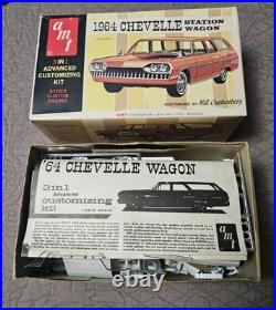 AMT 1964 Chevy Chevelle Station Wagon 3-in-1 Annual Kit # 8744 Unused