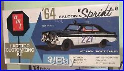 AMT 1964 Ford Falcon Sprint HT Annual Kit # 5124 Rally Race Built & Box 64