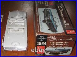AMT 1964 Lincoln Continental Convertible Kit Annual 3-in-1 Built Touring& Box 64