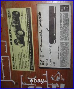 AMT 1964 Lincoln Continental Convertible Kit Annual 3-in-1 Built Touring& Box 64
