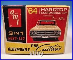 AMT 1964 Oldsmobile F-85 Cutlass 3 in 1 Hardtop Customizing Model Kit 5024-150 AMT 1964 Oldsmobile F-85 Cutlass 3 in 1 Hardtop Customizing Model Kit 5024-150