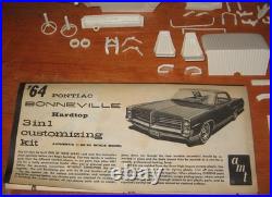 AMT 1964 Pontiac Bonneville HT Hardtop 3-in-1 Annual Kit #6624 Unbuilt in Box 64