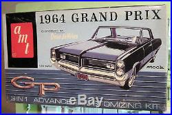 AMT 1964 Pontiac Grand Prix 3-in-1 Annual Kit #6654 Unbuilt in Box 64