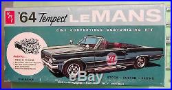 AMT 1964 Pontiac Tempest Lemans Convertible 3-in-1 Kit in Box & Barris Autograph