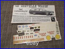 AMT 1965 Chevelle Station Wagon Rare 3 in 1 Original Issue Unbuilt #8745