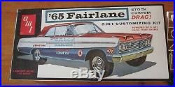 AMT 1965 Ford Fairlane Hardtop Stock Custom Drag Annual Kit # 5166 Vintage 65