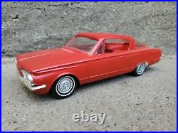 AMT 1965 Plymouth Barracuda Cuda Dealer Promo 125 Scale Plastic Model Car