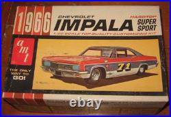 AMT 1966 Chevy Impala SS HT 3-in-1 Kit #6726 Stock Survivor Nice Built in Box 66