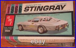 AMT 1966 Corvette Stingray Coupe 3-in-1 Annual Stock Drag Kit # 6926 Unbuilt 66