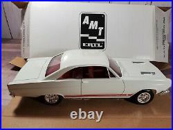 AMT 1966 Ford Fairlane GT/A Promo 125 Plastic Dealer Built Model Car REISSUE