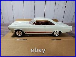 AMT 1966 Ford Fairlane GT/A Promo 125 Plastic Dealer Built Model Car REISSUE